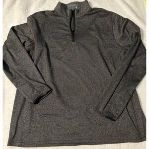 Greyson Pullover Mens XXL Grey Quarter Zip Golf Long Sleeve Performance Stretch